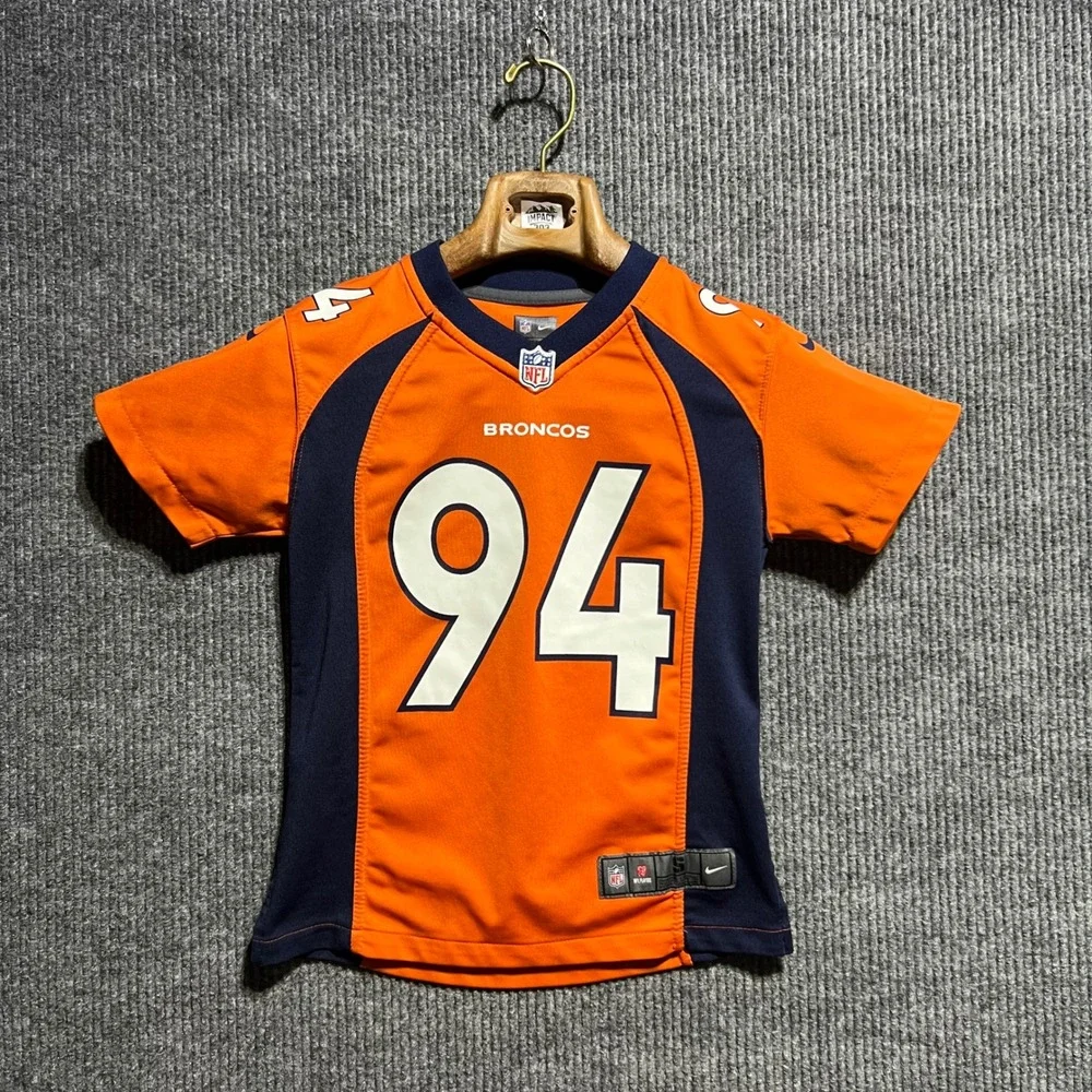 Nike Denver Broncos Jersey Kids S (8) Orange DeMarcus Ware 94 On Field Football
